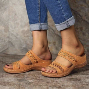 Premium Arch Support Women's Wedge Comfortable Platform Slippers