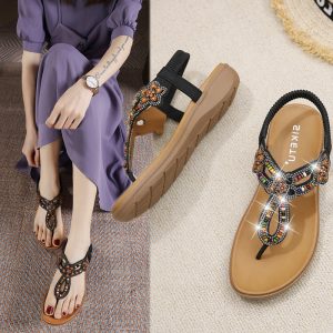 Premium Bohemian Style Fashion Ladies Beach Sandals
