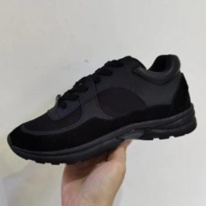 Lace-Up Thick Bottom Black Shoes