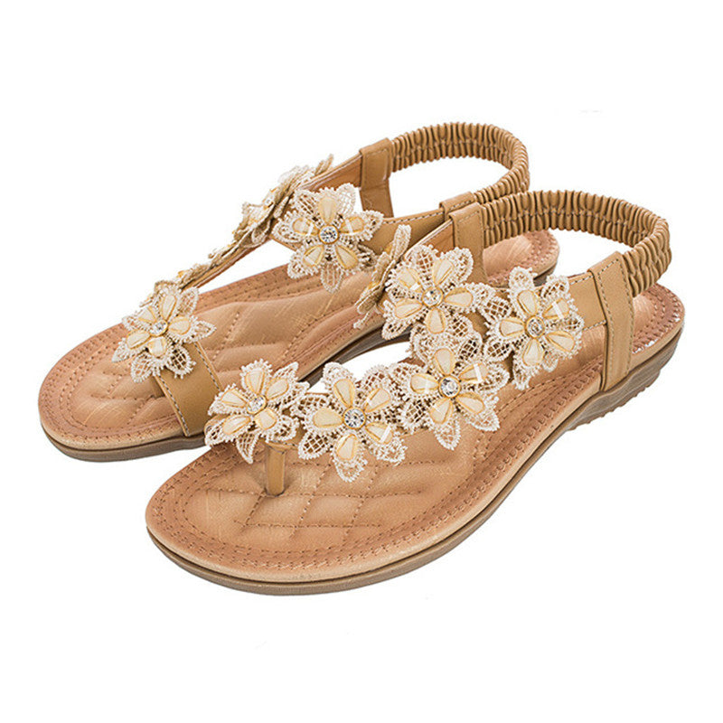 Premium Bohemian Style Vintage Classic Floral Sandals - Image 7