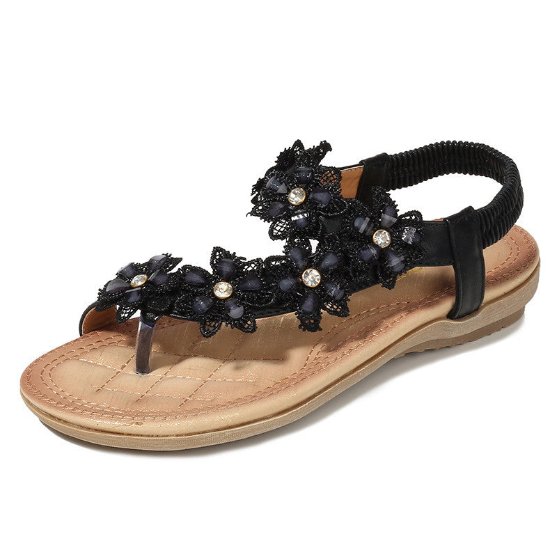 Premium Bohemian Style Vintage Classic Floral Sandals - Image 6