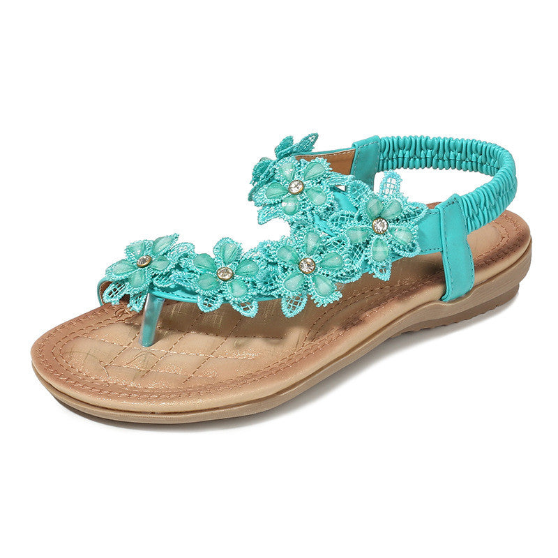 Premium Bohemian Style Vintage Classic Floral Sandals - Image 4