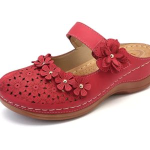 Premium Comfy Floral Slip-On Wedge Women Sandal